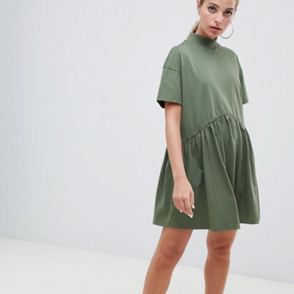 ASOS Petite Cotton Smock Dress